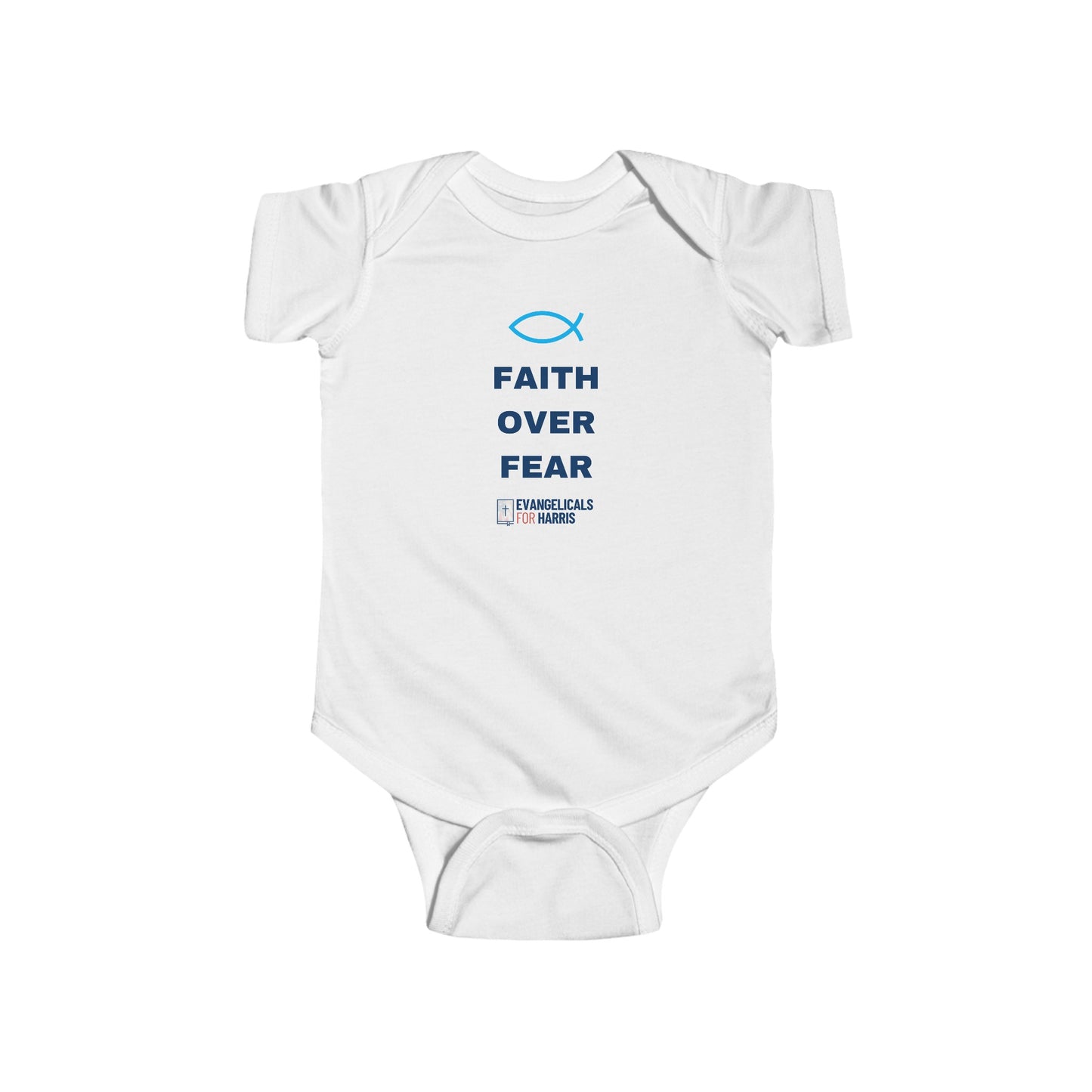 Faith Over Fear Baby Onesie