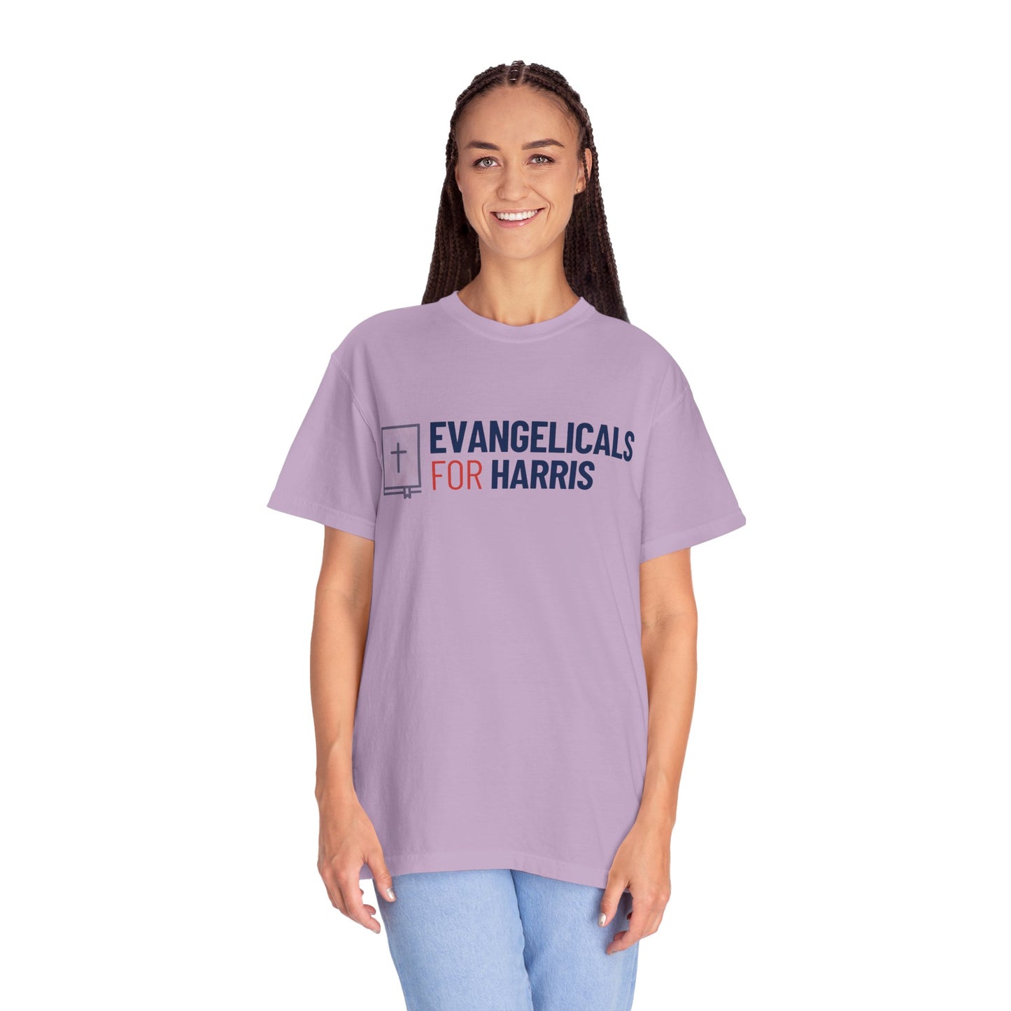 Evangelicals For Harris Logo Garment-Dyed T-Shirt