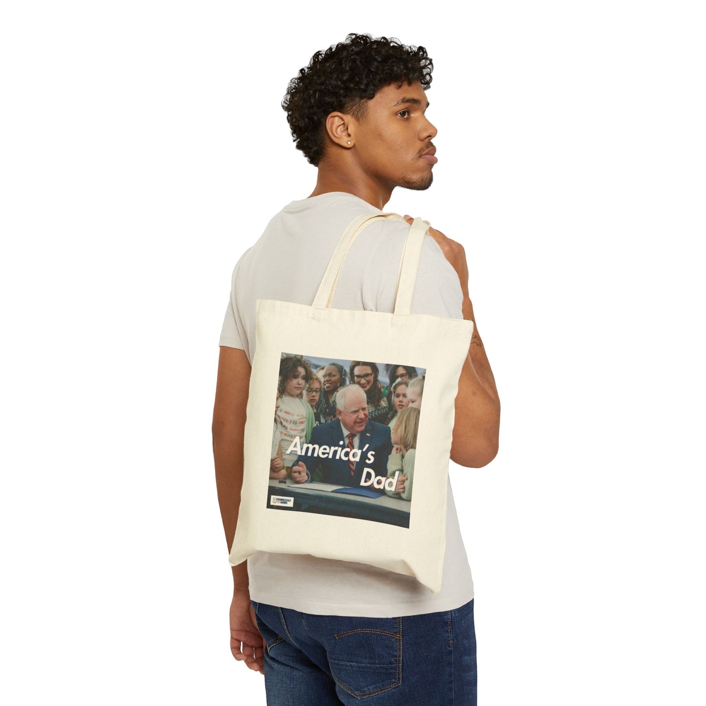 Tim Walz "America's Dad" Tote Bag