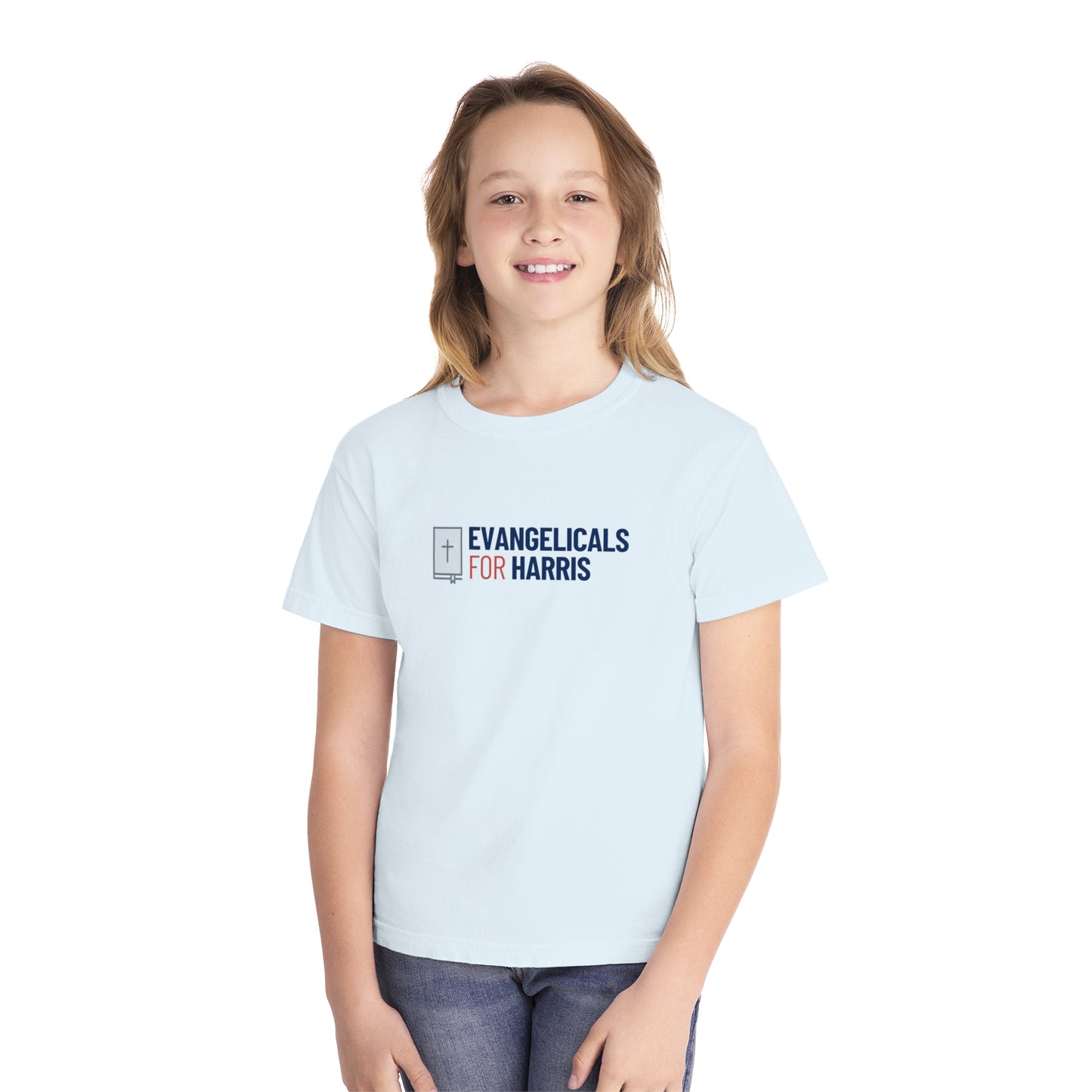 Youth Comfort Colors Unisex Evangelicals For Harris Tee