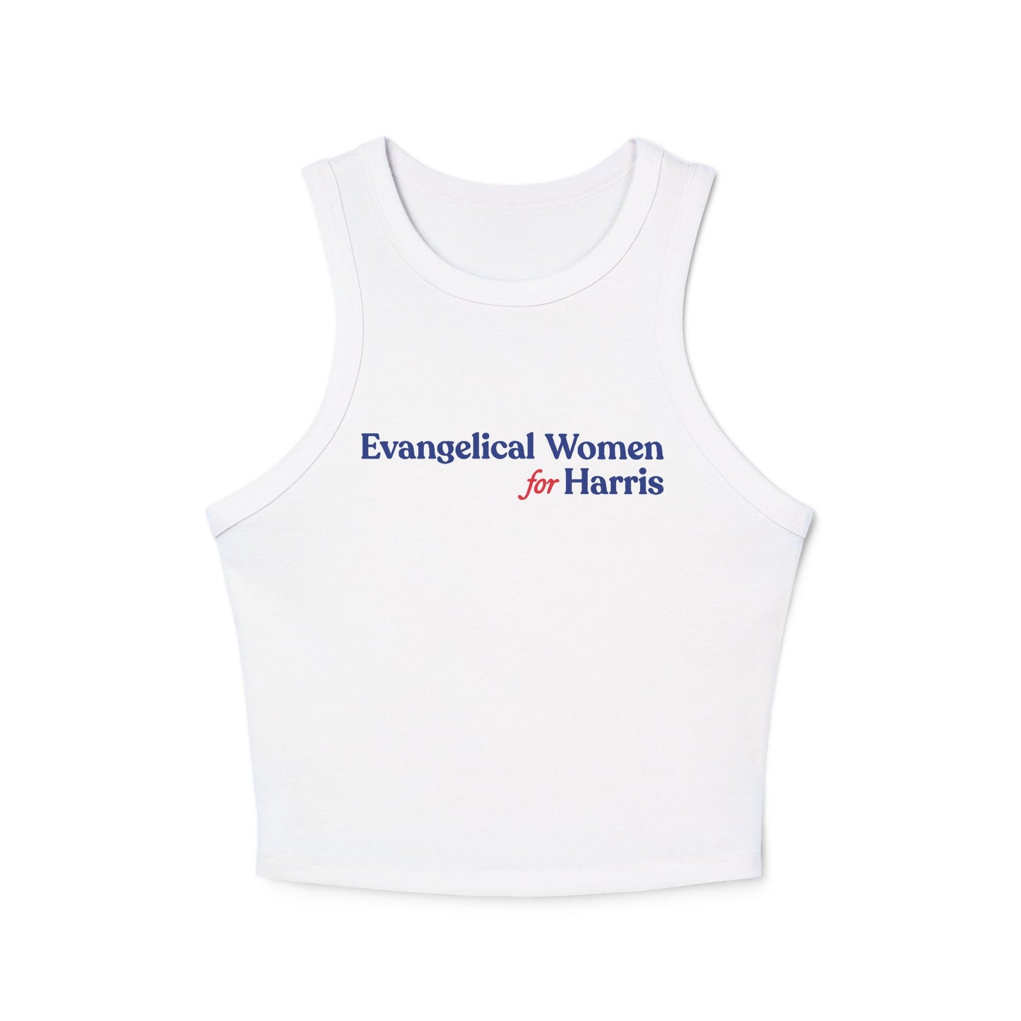 Evangelical Women For Harris Micro-Rib Racer Tank Top